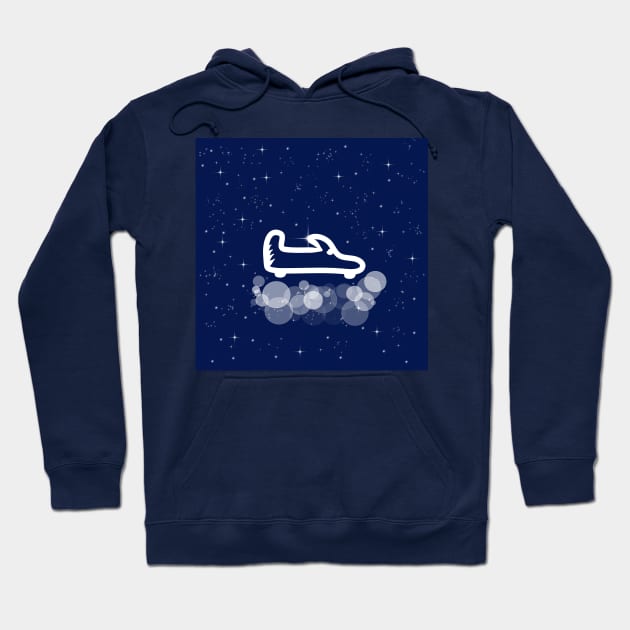 Sports shoes, sneakers, fashion, technology, light, universe, cosmos, galaxy, shine, concept Hoodie by grafinya